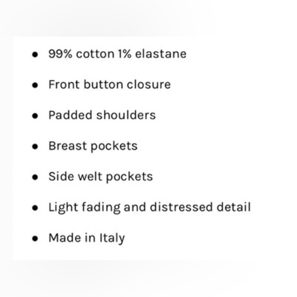 Retrofete Black acid wash puff sleeve denim jacket size small - Picture 7 of 7